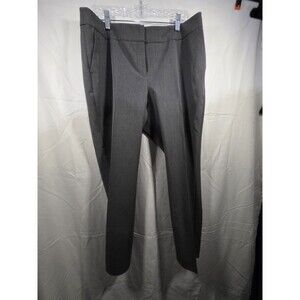Ann Taylor Factory Petite Grey Dress Pants Trousers Cropped 10P